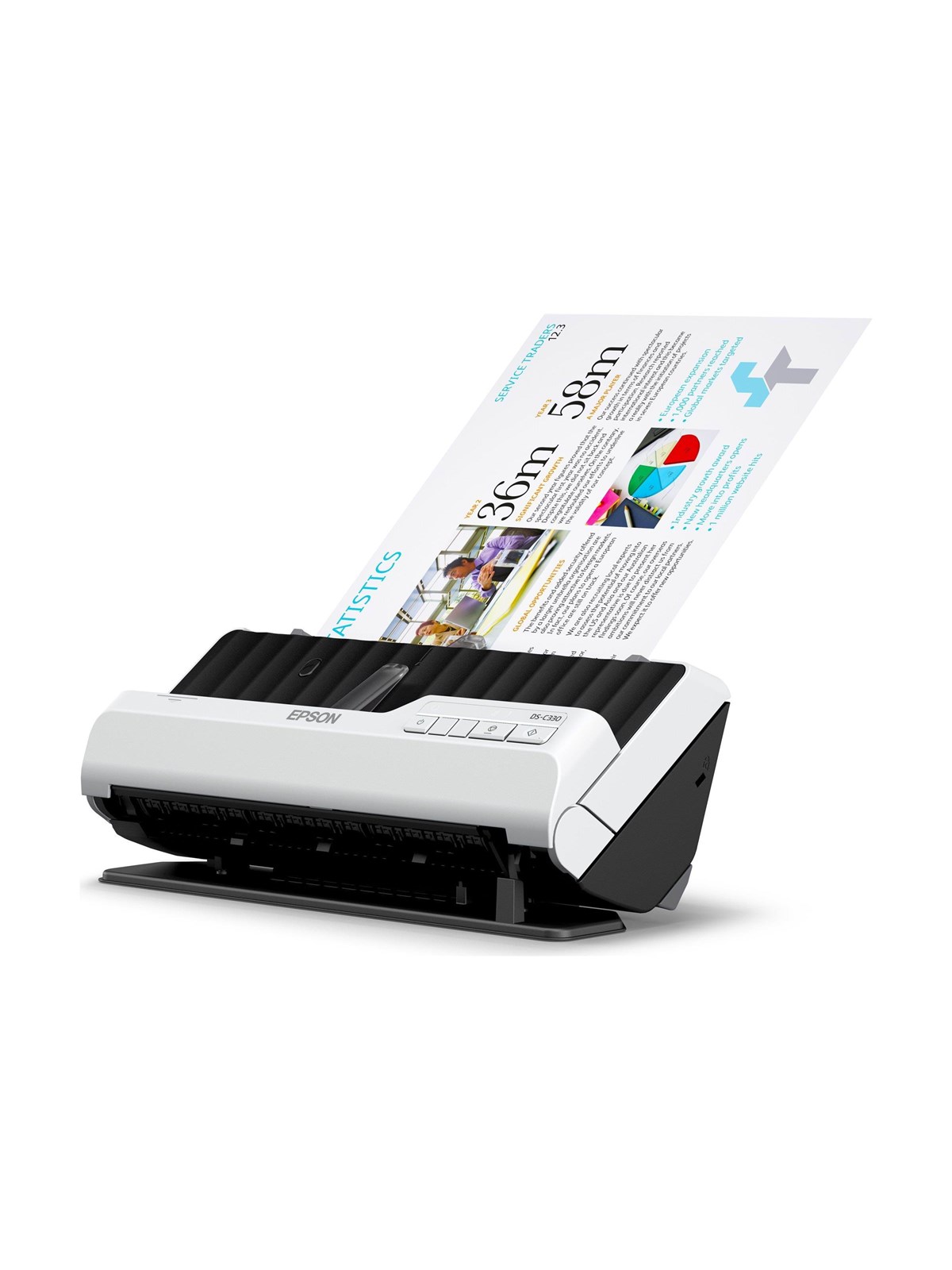 Epson DS-C330 - sheetfed scanner - desktop - USB 2.0