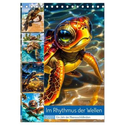 Im Rhythmus der Wellen (Tischkalender 2027 DIN A5 hoch), CALVENDO Monatskalender