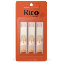 D’Addario Woodwinds Rico - Tenor Saxophone 3,0 - 3er Pack - Blätter