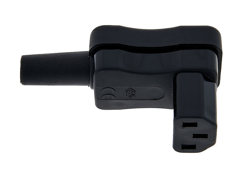Stairville IEC con female angled C13 T70 Black