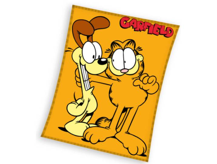 Garfield fleeceplaid oranje 150x200cm