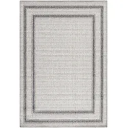 Balkonteppich Elegant Wetterfest Waschbar Strapazierfähig Terrasse Garten Schadstoffgeprüft Creme 120x170 cm – ORLA von Kadima Design