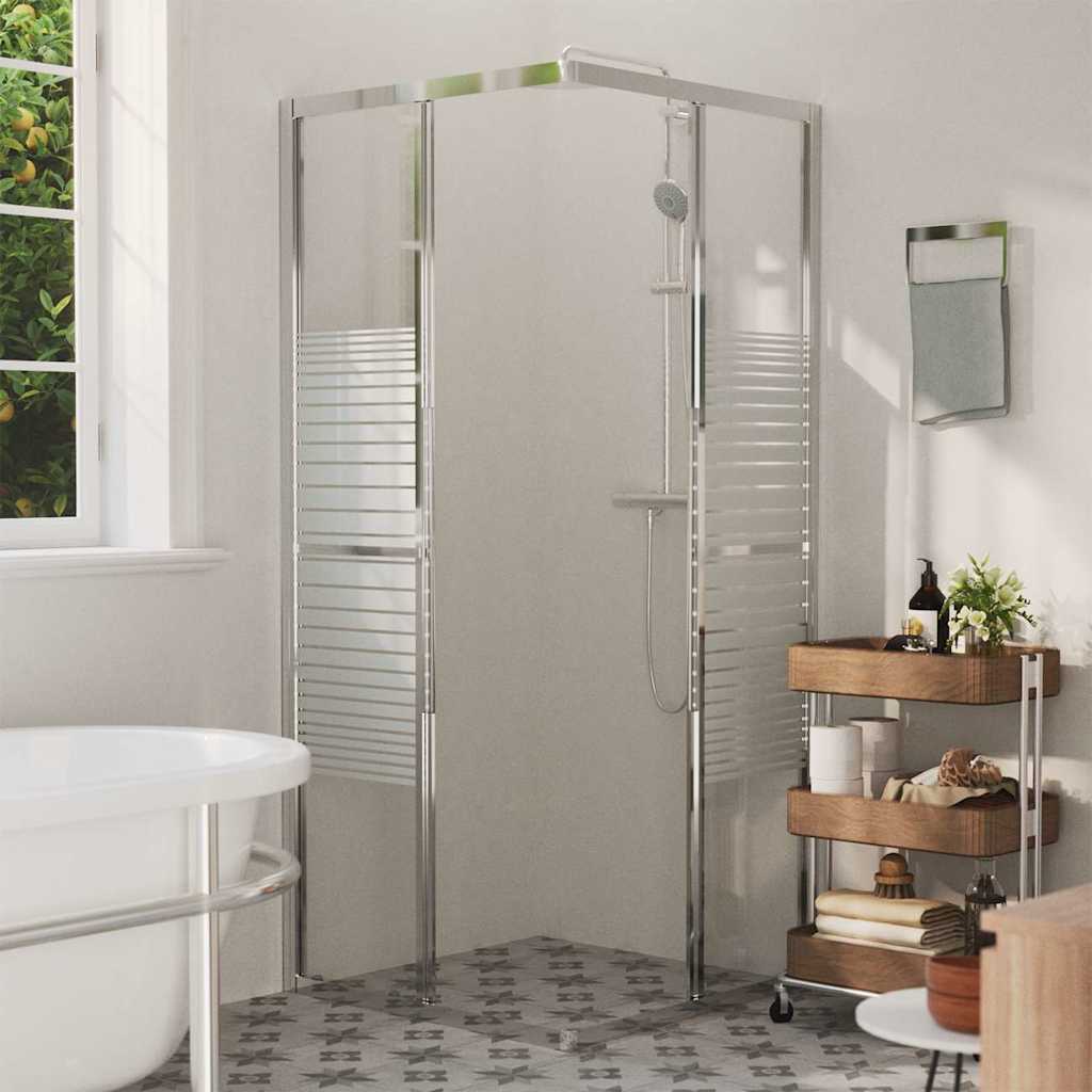 vidaXL Cabine de douche ESG 80x80x180 cm
