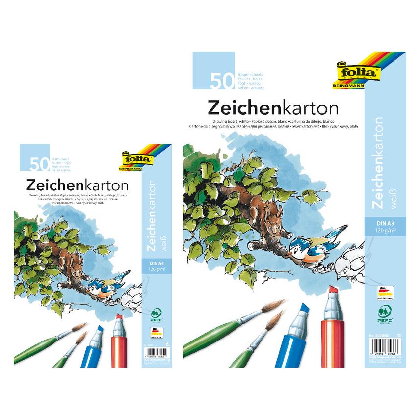Folia Zeichenkarton (120 g/m², 1x) (8400)