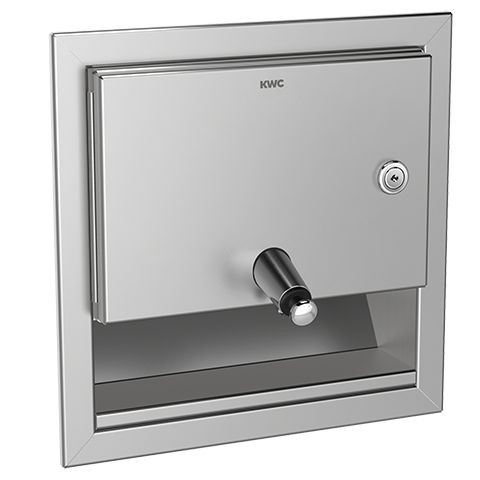KWC Aquarotter GmbH KWC Aquarotter Seifenspender, RODAN, Edelstahl, Unterputz, 241x243x132 mm, 3600009362 3600009362