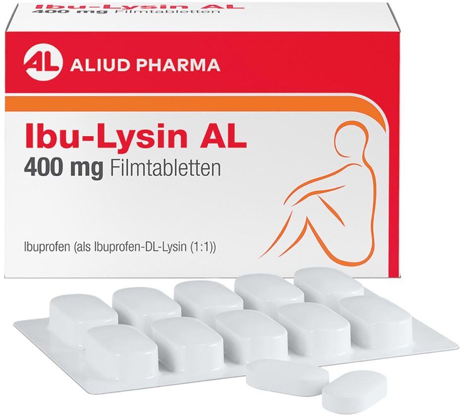 AL Aliud Pharma Ibu-Lysin AL 400 mg Filmtabletten bei akuten Schmerzen