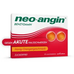 neo-angin BENZYDAMIN gegen AKUTE Halsschmerzen 20 St Lutschtabletten