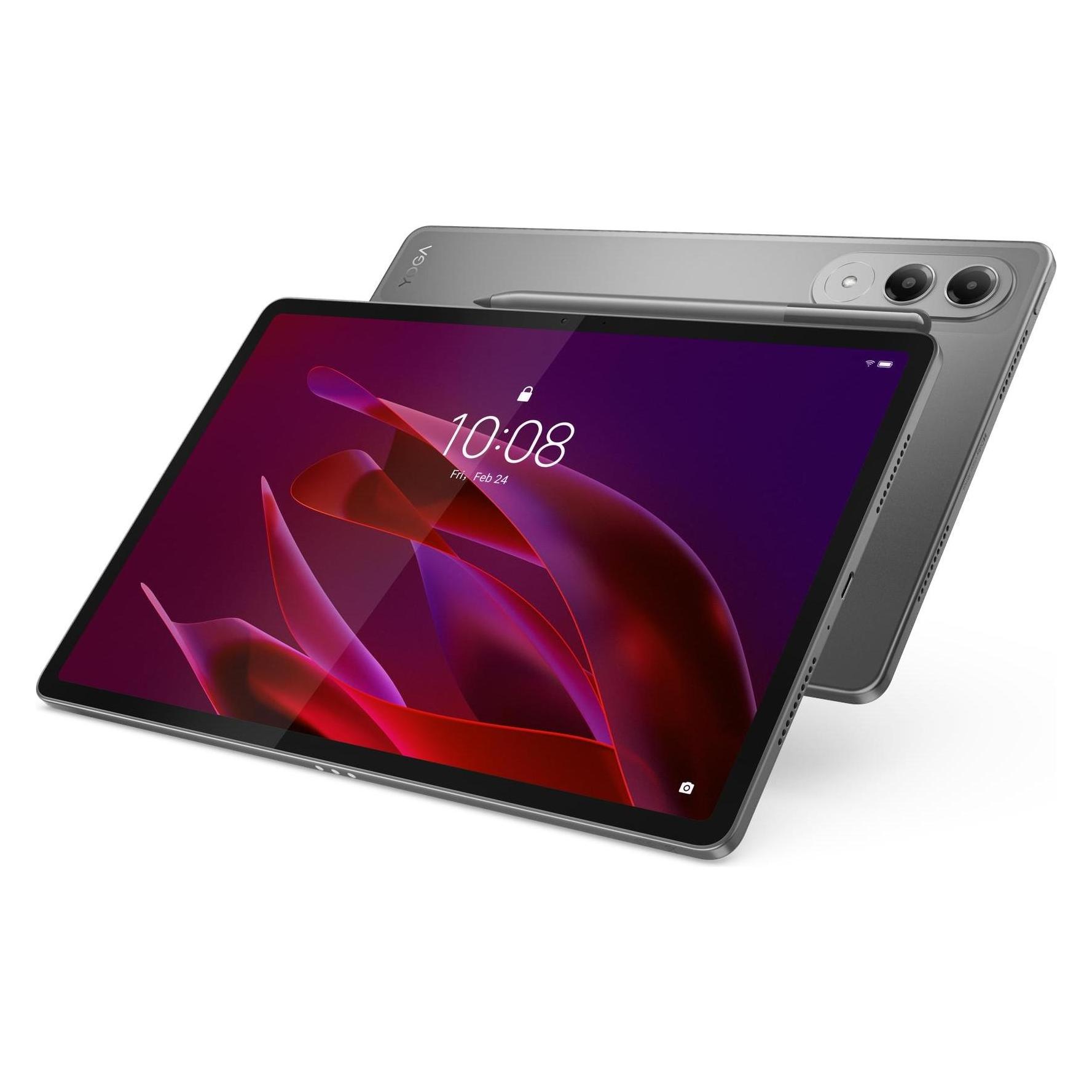 Lenovo IP Tablet Yoga Tab Qualcomm SD 8 11,1" 3,2K Touch 8GB 256GB WL BT CAM Android 15.0 sedy 2yMI (nur WLAN, 11.10", 256 GB, Luna Grey) (ZAG60121CZ)