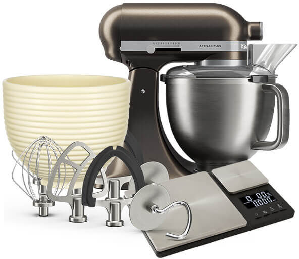 KitchenAid Artisan Plus Iron Ore Beam 4.7L Tilt Head Stand Mixer With FREE Gifts