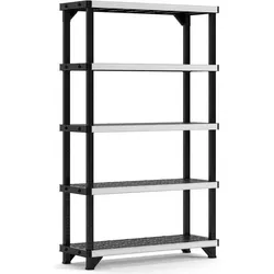 Keter, Regal, REGAL MIT 5 EINLEGEN 122 x 46 x 197 cm (122 x 46 x 197 cm)
