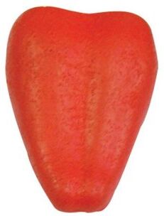 Antistress Lingua in poliuretano 34g rosso – Relax divertente Personalizzate o neutre