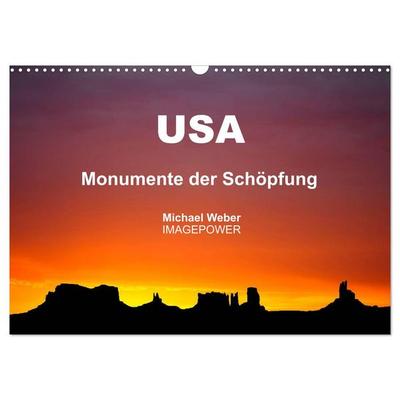 USA - Monumente der Schöpfung (Wandkalender 2026 DIN A3 quer), CALVENDO Monatskalender