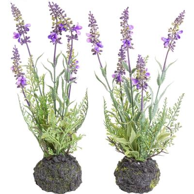 Künstliche Zimmerpflanze BOTANIC-HAUS "Lavendel", lila (lavendel), B:12cm H:30cm T:12cm Ø:12cm, Kunststoff, Kunstpflanzen, Künstliche Zimmerpflanze