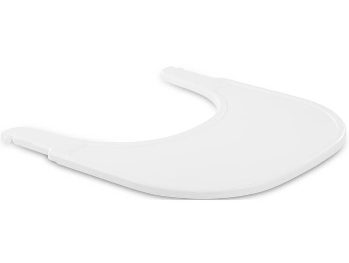 Hochstuhltablett HAUCK Alpha Click Tray, weiss , weiss (weiß), B:44cm H:3,5cm T:46cm, Kunststoff, Tabletts, Hochstuhltablett, für Hauck Hochstuhl Alpha+