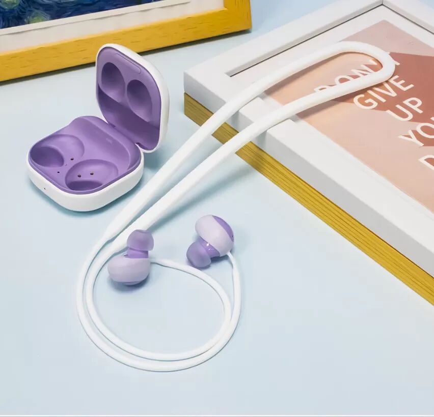 INF Silikon Anti-Verlust-Band für Samsung Galaxy Buds 2 Weiß