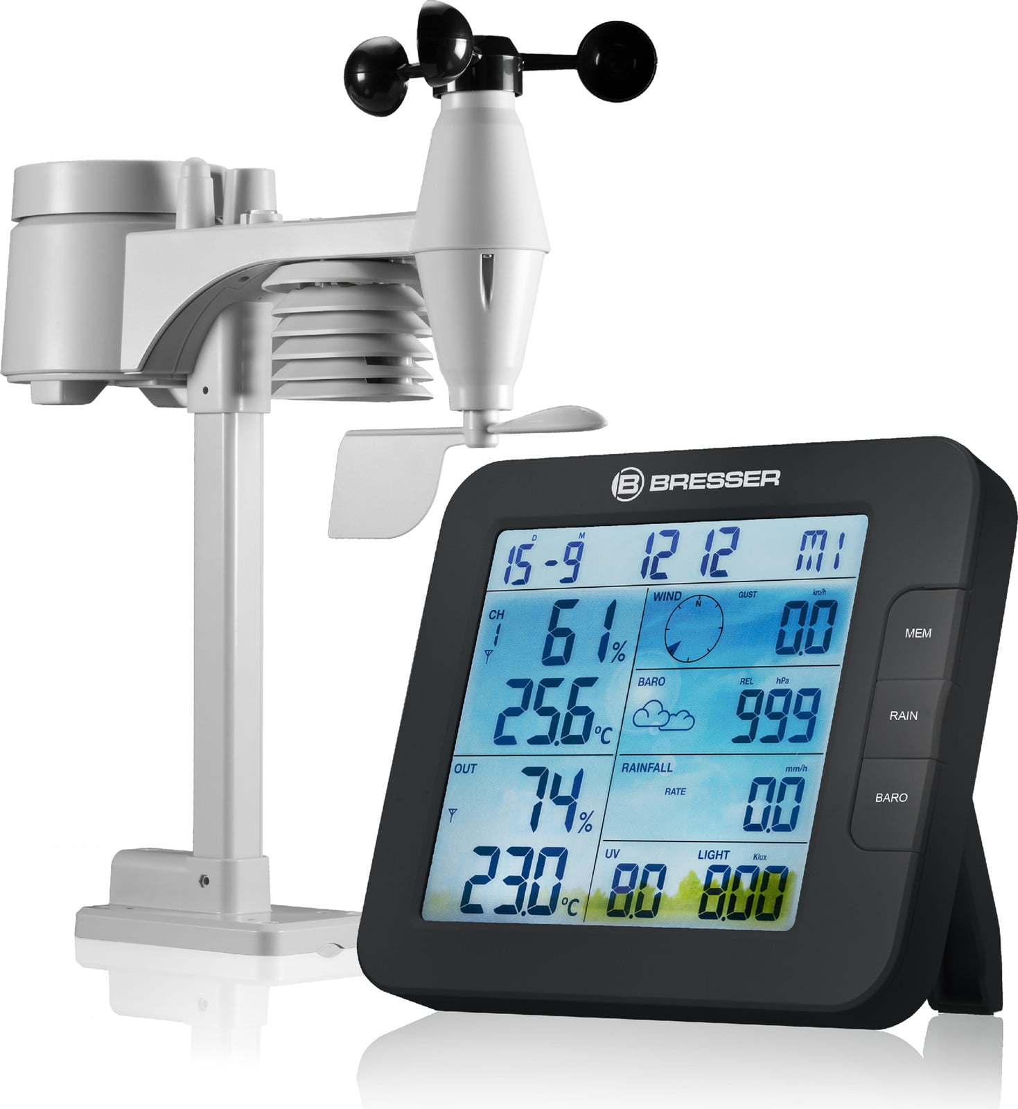 Bresser Tuya Smart Home 7-in-1 Weerstation ClimateConnect 11670