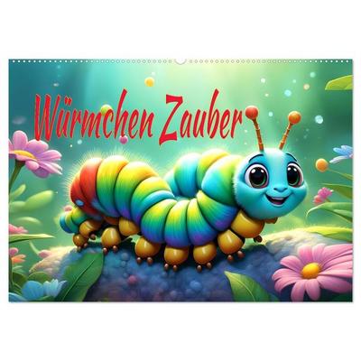 Würmchen Zauber (Wandkalender 2026 DIN A2 quer), CALVENDO Monatskalender