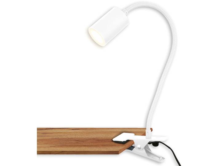 BRILONER LEUCHTEN Schreibtischlampe FLEKS Tischlampe , weiß (weiß, neutral), Leuchten, Schreibtischlampe