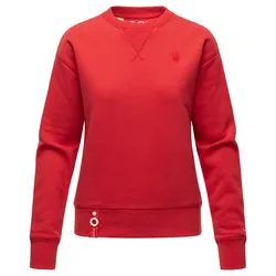NAVAHOO Damen Stylischer Kapuzensweatshirt Pullover mit Rundhals-Ausschnitt ZUCKERSCHNECKE