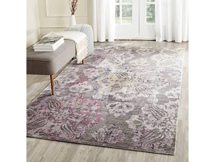 SAFAVIEH Tapis Boho pour Salon\, Salle à Manger\, Chambre à Coucher - Valencia Collection\, Tapis à Poil Court\, Multi\, 152 X 244 cm