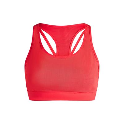 Sport-BH FABLETICS "Fabletics BH PRINCIPAL HIGH IMPACT SPORTS BRA", Damen, Gr. S, rot (heated rot), Casual, BHs Sport-BH, mit Schnürung