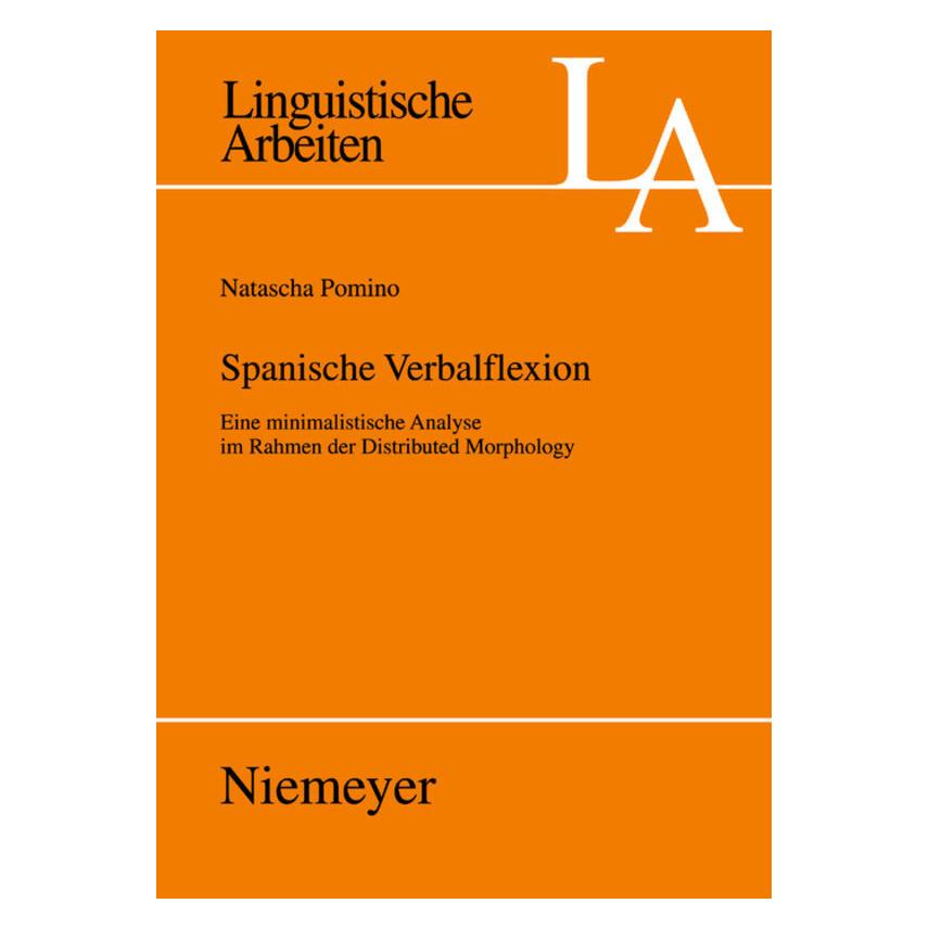 Niemeyer, Tübingen Spanische Verbalflexion (Deutsch, Hardcover, Natascha Pomino) (55193556)