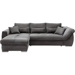 Wohnlandschaft Frederico Grau Cord