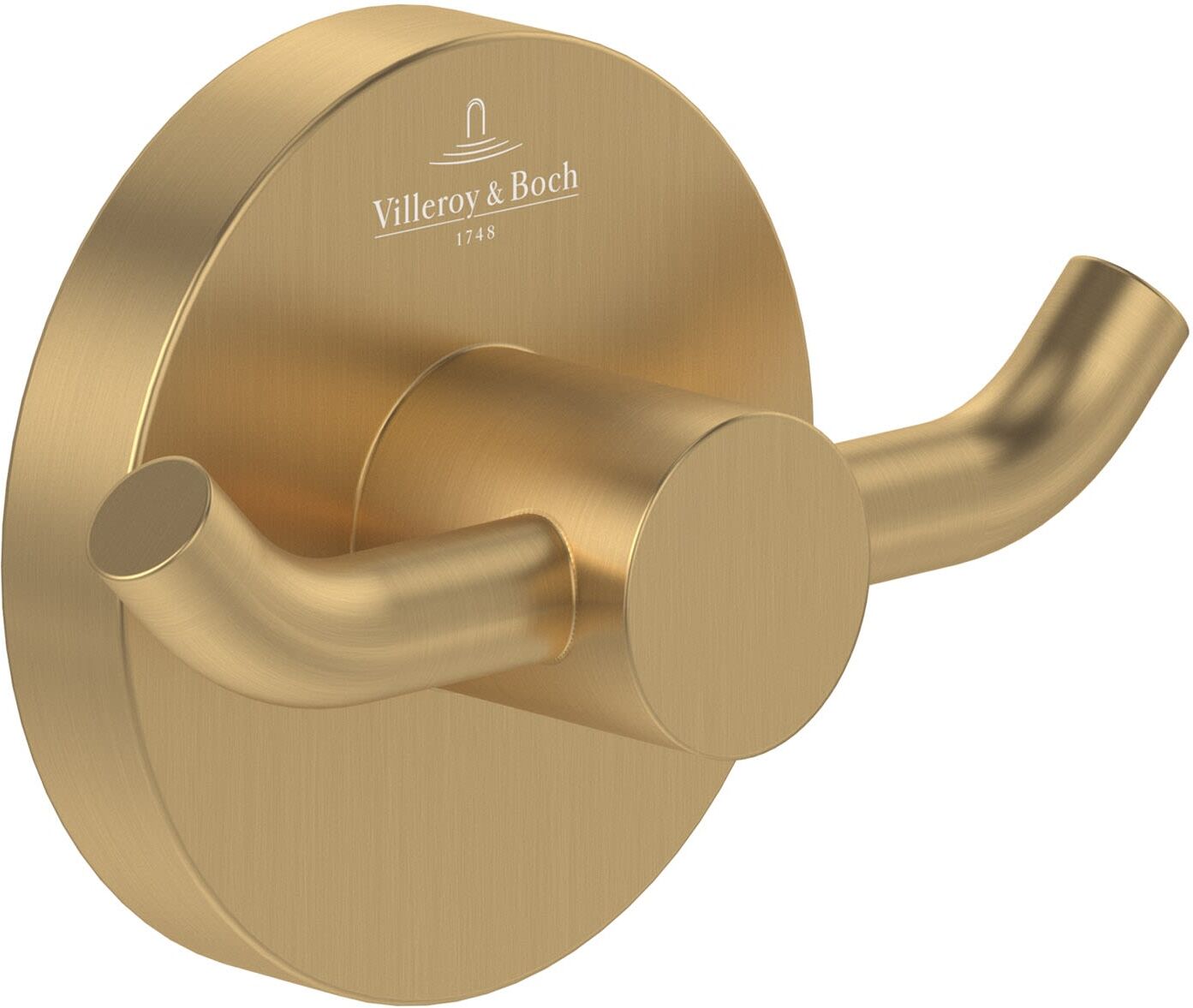 Villeroy & Boch Elements - Tender Doppel-Handtuchhaken, Accessoires, TVA15101200076, brushed gold