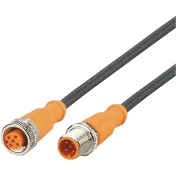 IFM EVC058, Elektronikkabel + Stecker, Schwarz