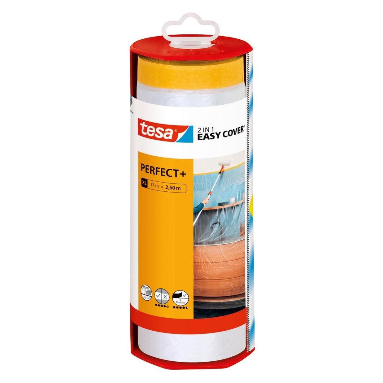 tesa EASY COVER Perfect+ Abdeckfolie inkl. Abroller (56572-00000-00)
