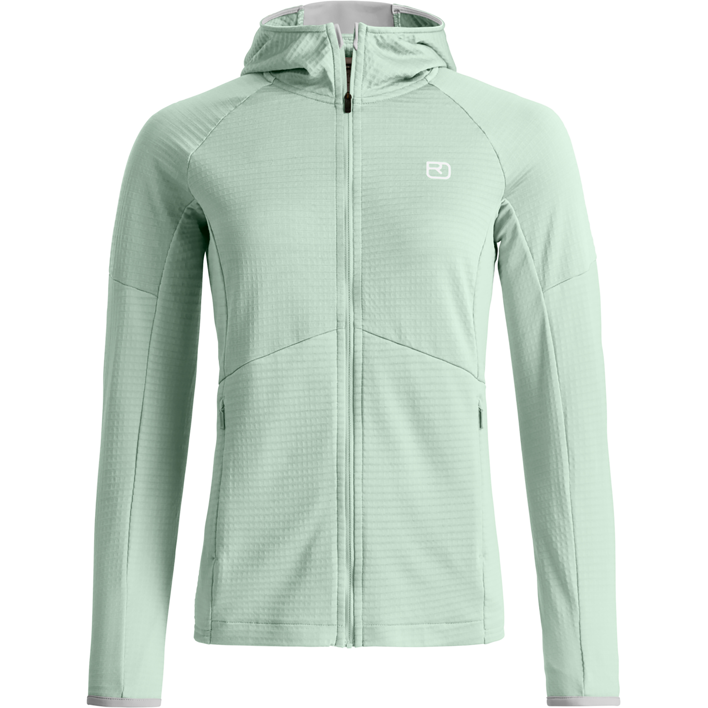 Ortovox Fleece Light Grid Damen Fleecejacke gruen Größe XL Bergsteigen Merinowolle