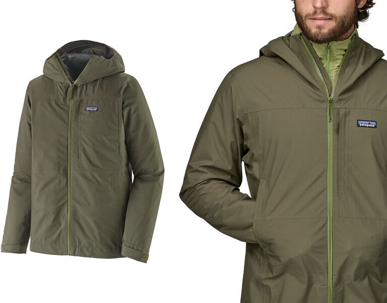 Patagonia Boulder Fork Rain Jacket-Basin Green (Bsng)-S