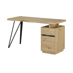 Büroschreibtisch  Yser ¦ holzfarben ¦ Maße (cm): B: 140 H: 76 T: 60.0