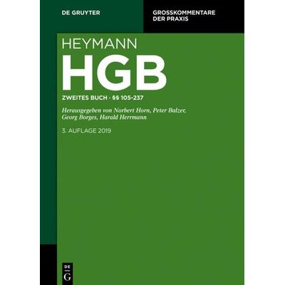 Heymann-Handelsgesetzbuch (ohne Seerecht) / §§ 105-237, Gebundene Ausgabe von , De Gruyter, 978-3-11-043814-7