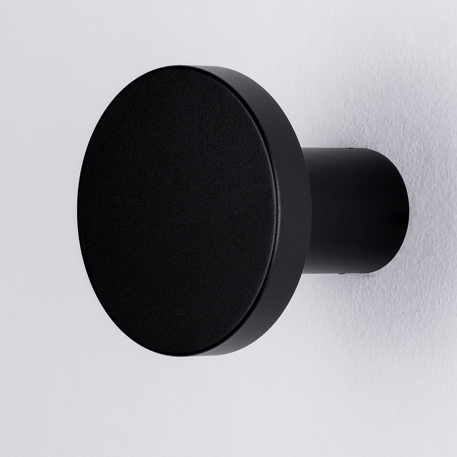 home24 Wandlamp Nano LED zwart, Diameter: 15 cm
