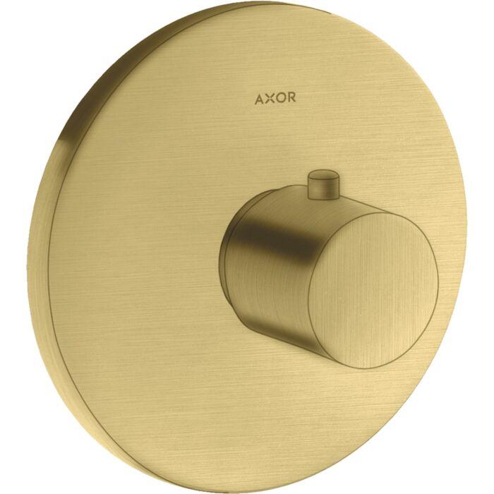 hansgrohe Axor Uno Fertigmontageset 38715950 Unterputz-Thermostat, brushed brass