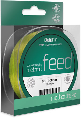 Delphin Method FEED jaune 0,18mm 3,0kg 200m Gray, Beige, Silver 0,18mm 3,0kg 200m