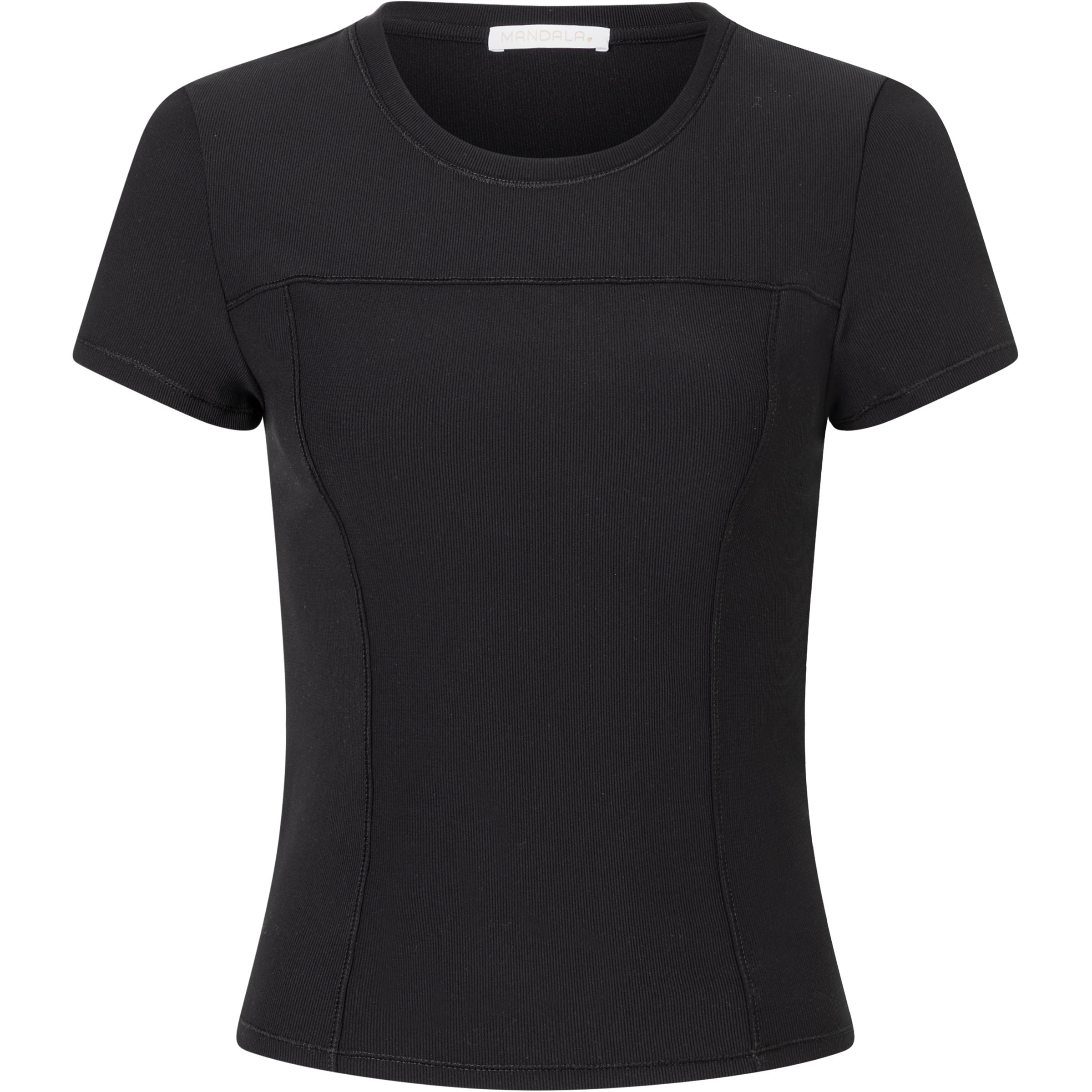 Mandala Fitted Damen T-Shirts schwarz Größe M Yoga | Training & Fitness Elastisch