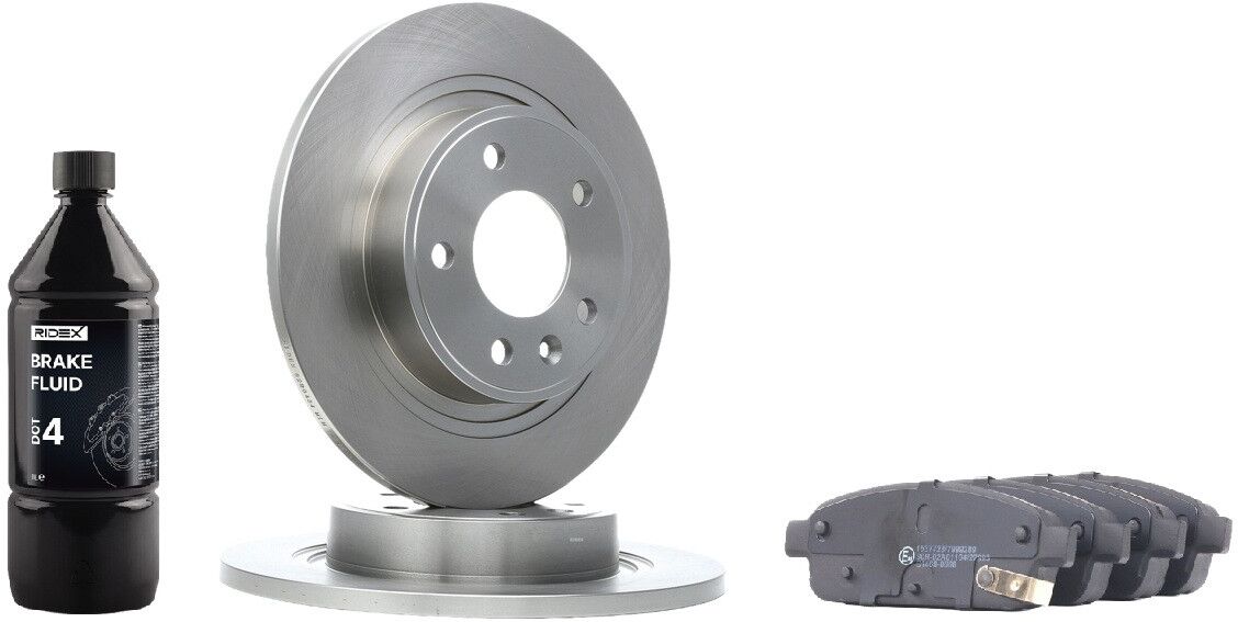 RIDEX 3405B3643 Brake discs and pads set