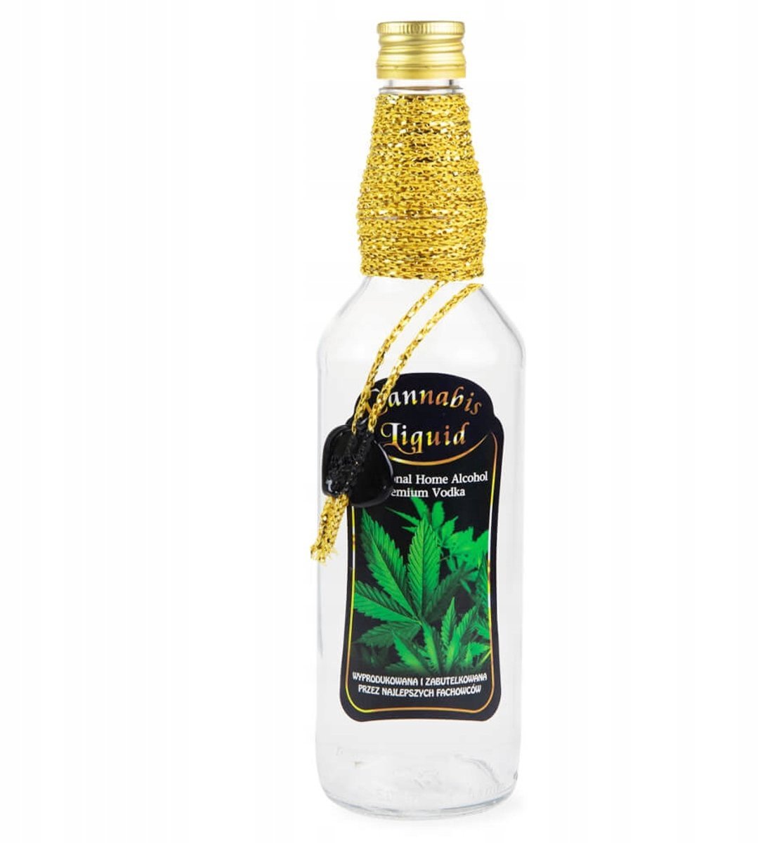 Bimberek Decoratieve Fles Cannabis 500ml