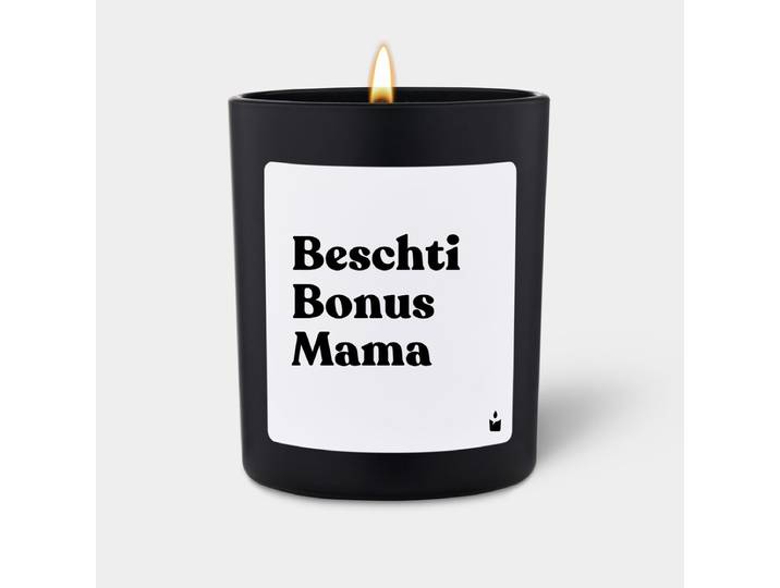 Duftkerze Schwarz Flowery Beschti Bonus Mama
