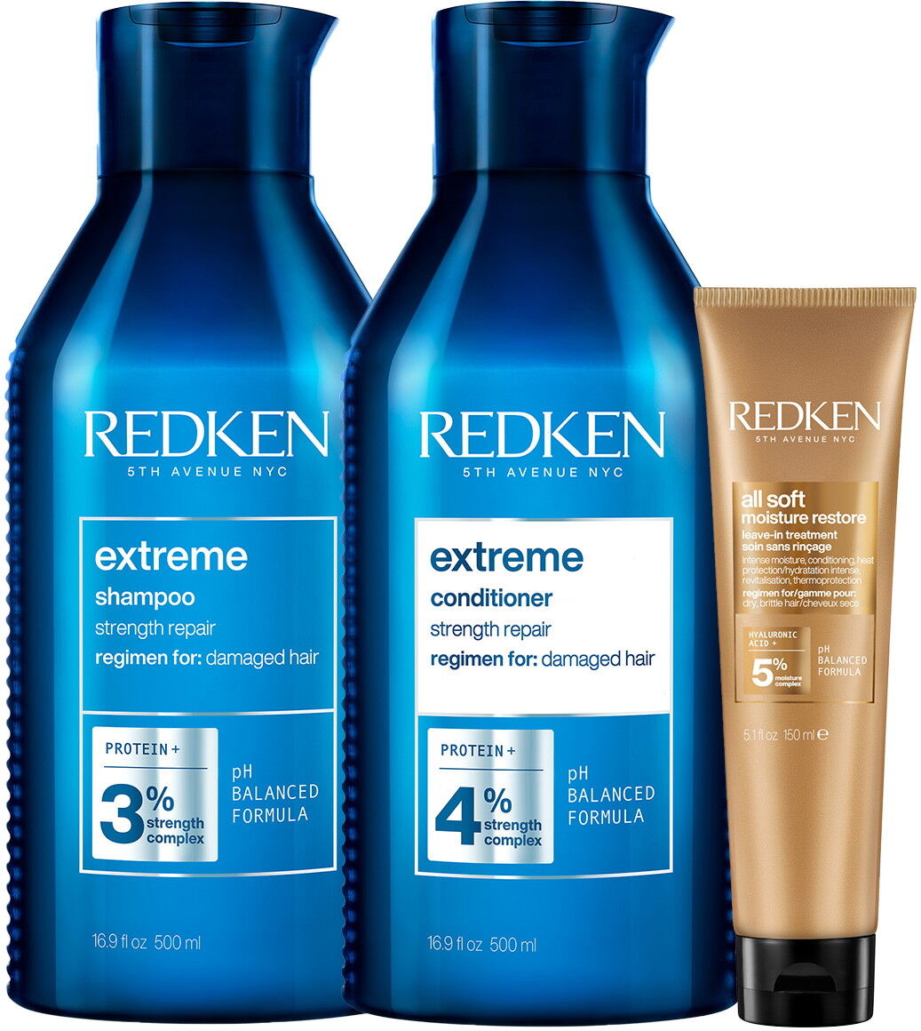 1150ml Redken extreme soft Set (Shampoo 500ml + Conditioner 500ml + Mask 150ml)