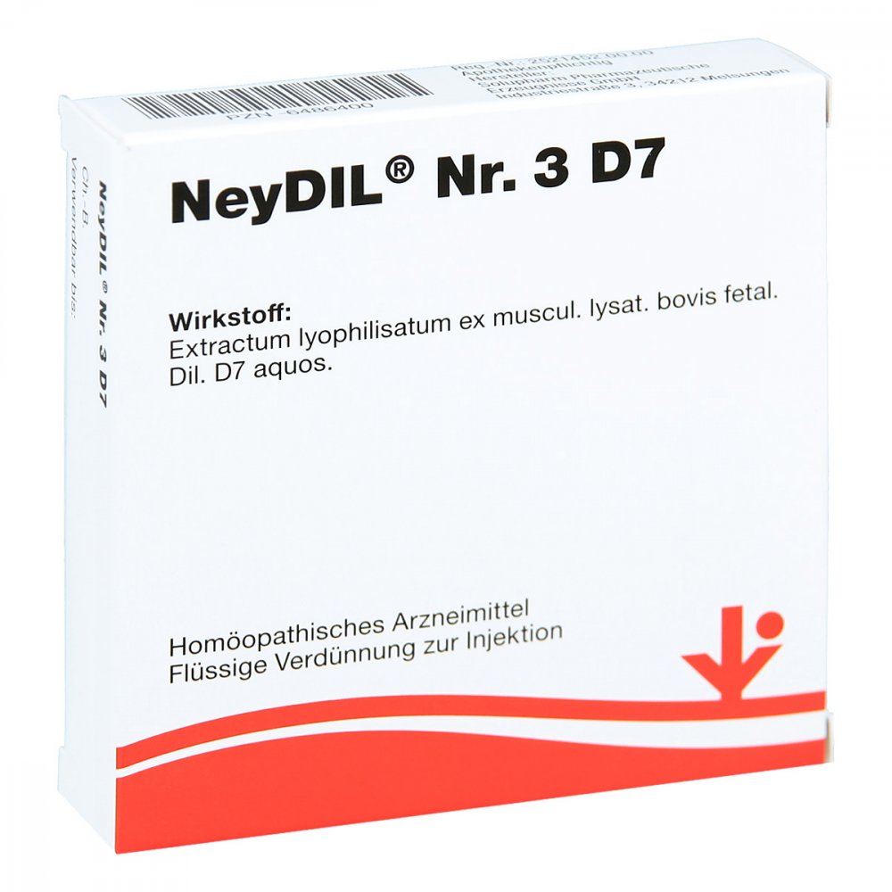 vitOrgan Arzneimittel GmbH Neydil Nummer 3 D7 Ampullen 06486400