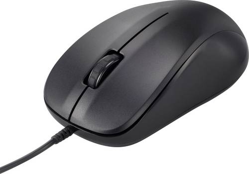 Renkforce RF-WEM-110 Maus USB Optisch Schwarz 3 Tasten 1000 dpi
