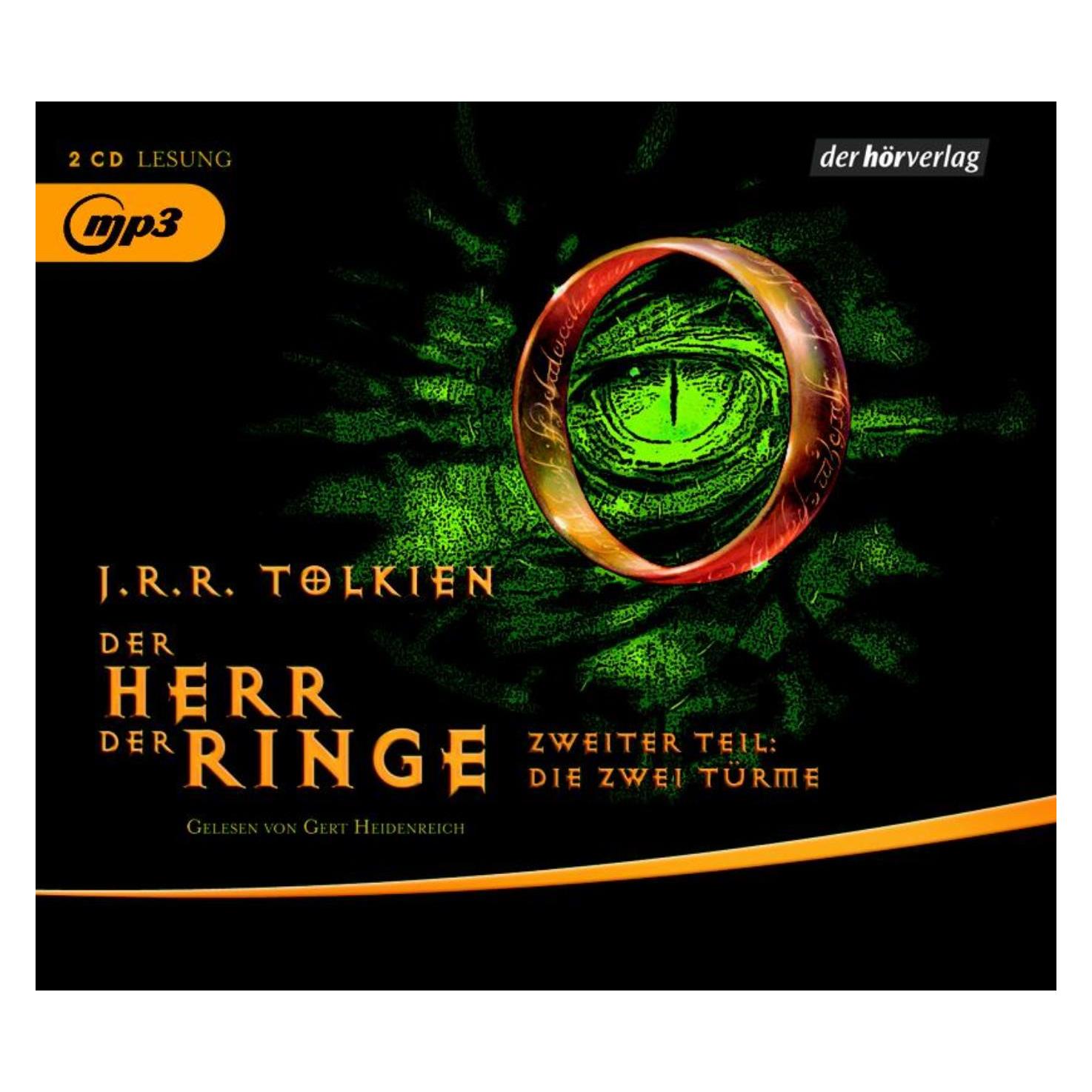 Edel Der Herr der Ringe. Zweiter Teil: Die zwei Türme (J. R. R. Tolkien, Deutsch) (86717-034-5)