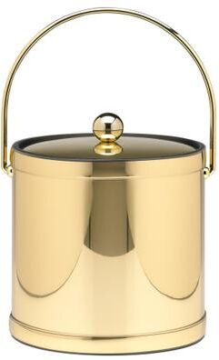 Kraftware Mylar Metallic 3-quart Ice Bucket with Metal Lid