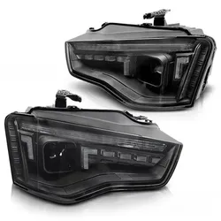Xenon Scheinwerfer DRL LED Tagfahrlicht passend für Audi A5 Facelift Bj. 11-16 Schwarz