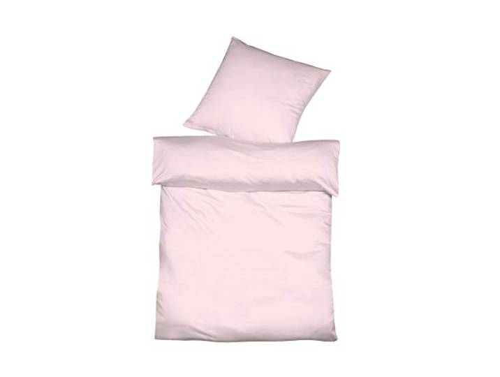 fleuresse Baumwolle Leinen Bettwäsche Provence Größe 155x200+80x80 cm Farbe Rose