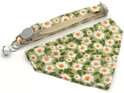 Inspire Essentials Little Daisy Pet Bandana Collar For Cats And Small Dogs 6