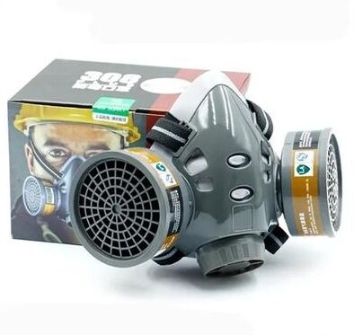 Uplift Picks Half Face Respirator Mask With Dual Filters For Dust And Gas Protection mask